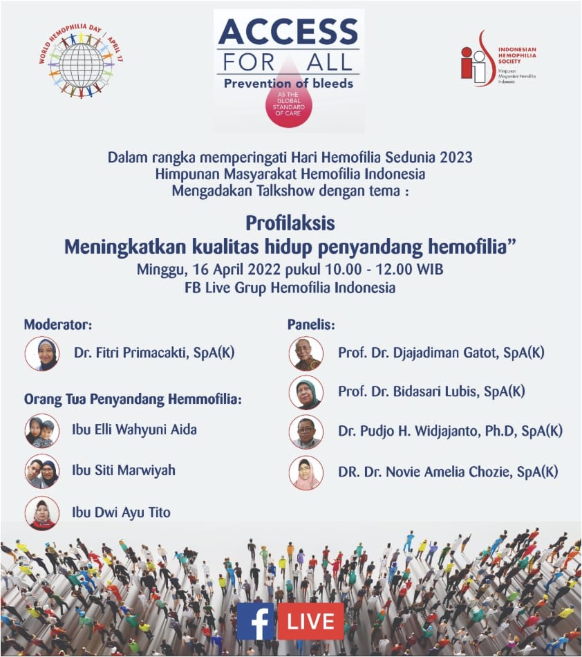 Profilaksis Meningkatkan Kualitas Hidup Penyandang Hemofilia